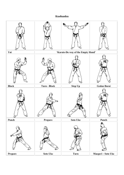 Kushanku Yoi `Karate-Do way of the Empty Hand` Block Turn
