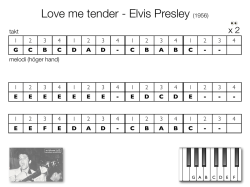 LOVE ME TENDER - nannamusikmike