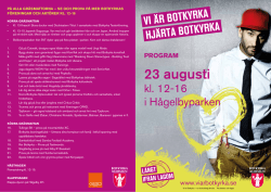 23 augusti - Bibliotek Botkyrka