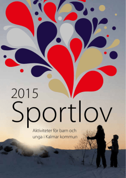 Sportlov 2015 - Kalmar kommun