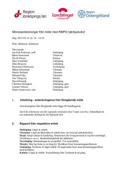 Mötesanteckningar 2015-03-18 (pdf, nytt fönster)