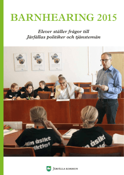 Dokumentation Barnhearing 2015