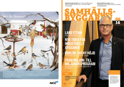 Nr 6 - Samhällsbyggarna