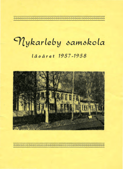 1957–58 - Nykarlebyvyer