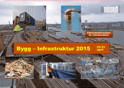 Bygg – Infrastruktur 2015 22-23