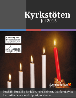 Jul 2015 - Svenska Kyrkan i Jönköping