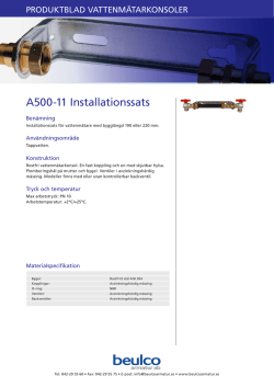 A500-11 Installationssats