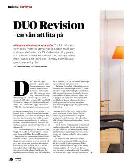 DUO revision