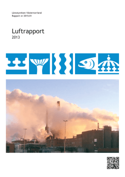 Luftrapport 2013