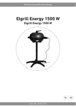 Elgrill Energy 1500 W