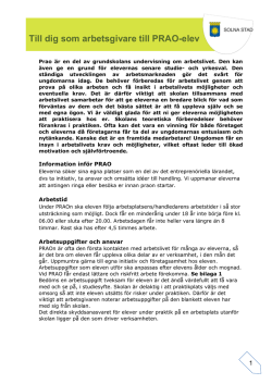 Information arbetsgivare ang PRAO (PDF