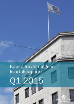 Kapitalförvaltning kvartalsrapport Q1 2015 (PDF
