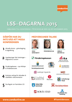 LSS–DAGARNA 2015