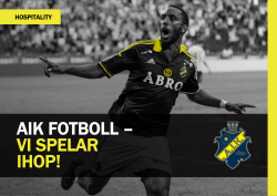 AIK FOTBOLL – VI SPELAR IHOP!