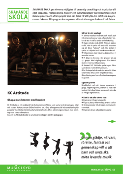 KC Attitude - Kulturcentrum Skåne
