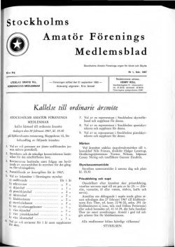 1967 - Stockholms Amatör Förening