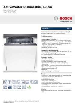 Bosch SMV 53L70EU
