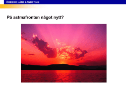 Behandling av Astma hos vuxna