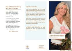 Stöd bröstcancerforskning vid Lunds universitet
