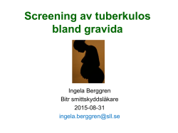 Screening av tuberkulos bland gravida