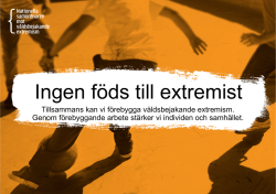 Ingen föds till extremist