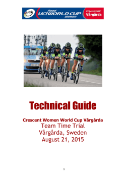 Technical Guide TTT - worldcupvargarda.se