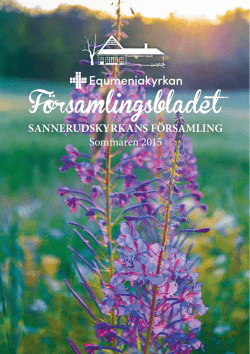 Församlingsbladet - Sannerudskyrkan.se