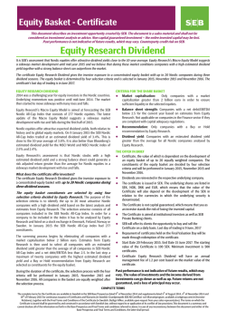 Equity Research Dividend
