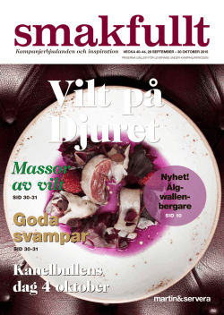 Goda svampar Goda svampar Massor av vilt