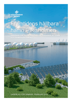 samRådsUndeRlag - Göteborgs hamn