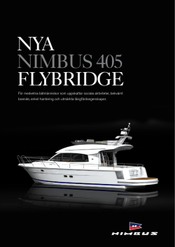 NYA NIMBUS 405 FLYBRIDGE