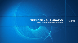 Trender BI och Analys
