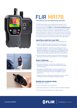 FLIR MR176 - FLIRmedia.com