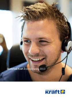 Skellefteå Kraft Årsredovisning 2013
