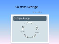 SÃ¥ styrs Sverige (powerpoint)