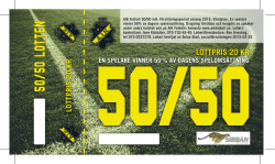 50/50 LOTTEN - AIK Fotboll