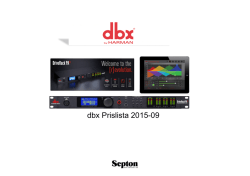 dbx Prislista 2015-09