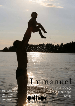 Immanuel juni – sept