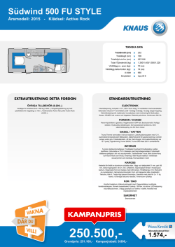 Teknisk information och utrustning, PDF