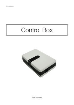 Control Box - Euroscreen