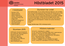 Höstbladet 2015