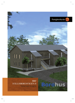 Bostadsbeskrivning för tryck, Bostadsrätt