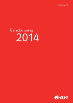 &Aring;rsredovisning 2014