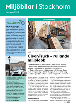 pdf-version av miljöbilar i Stockholm 1/2015