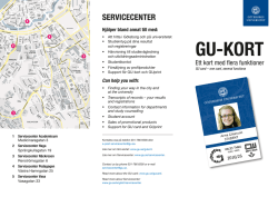 GU-KORT - Lärarutbildningsnämnden, Göteborgs universitet