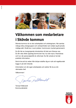 Introduktionsmaterial för nyanställda i Skövde kommun