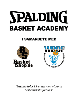 Basketskolor i Sveriges mest växande