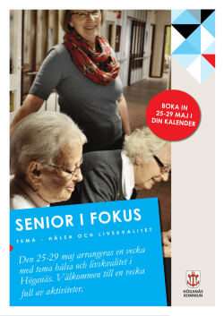 Senior i FokUS - Höganäs kommun