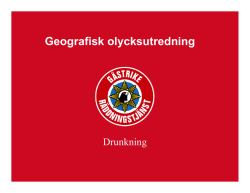Drunkningar i Gävle