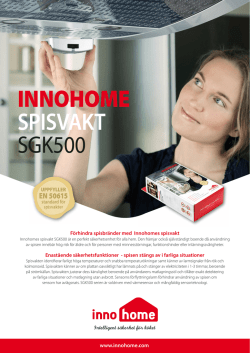 Innohome SGK500 broschyr